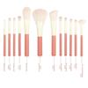 12-Piece Holiday Soft Bristle Makeup Brush Set Convenient Beginner Beauty Tools Eyeshadow Brush Imitation Bristle