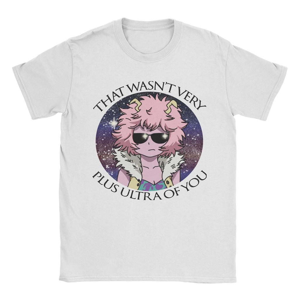 That Wasn't Very Plus Ultra of You Pinky Ashido Mina T Shirt Cotton Short Sleeve Boku No My Hero Academia O-neck Summer Top Tee