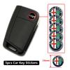 Car Stickers For Alfa Romeo 5/10Pcs Car Key Badge Sticker For Alfa Romeo 156 159 147 4C 8C 166 Giulia Giulietta Mito Stelvio Spi