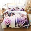 Comforter Kawaii Anime Absolute Duo Bedding Set Printed Bed Set With Single Double Queen King Size Boys Girl Adult