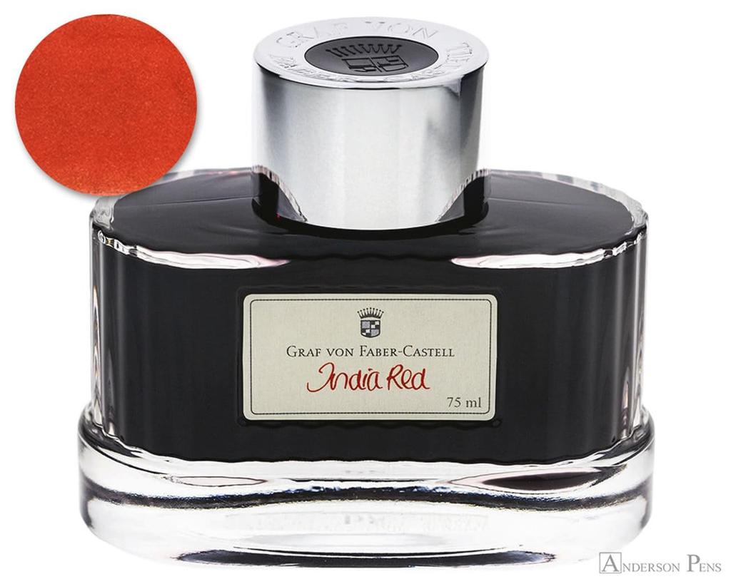 Guilloche Count Collection India Red Ink Bottle 141019 75ml Faber-Castell (Officially Imported)