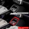 For Hyundai KONA 2024 2025 ABS Red interior Accessorie Car center console Gear Shift Panel drive terrain seat adjustment Cover