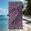 Pink Leopard Print Towel Quick Drying Beach Towels Are Suitable For Swimming Pools Camping Yoga And The Gym