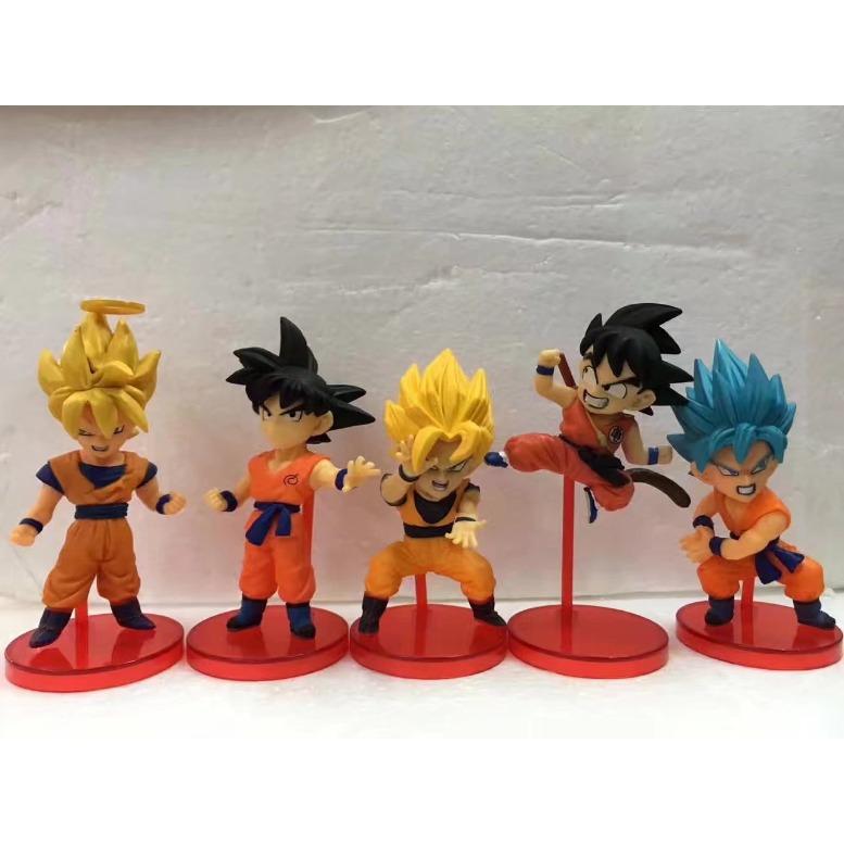 Animation Figure WCF Collection Q Version 5, Super Saiyan, Trunks, Monkey King Box Egg
