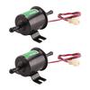 Precise 2-Pack HEP-02A 12V Heavy Duty Electric Petrol Pumps, Universal Inline Fuel Pump For Transfer