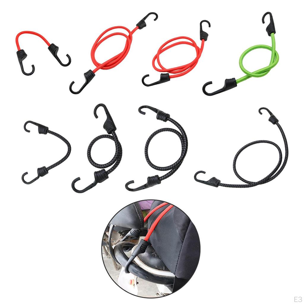 Bicycle Bungee Cord Cargo Rack with Hooks Portable Elastic Band Strap Luggage Carrier