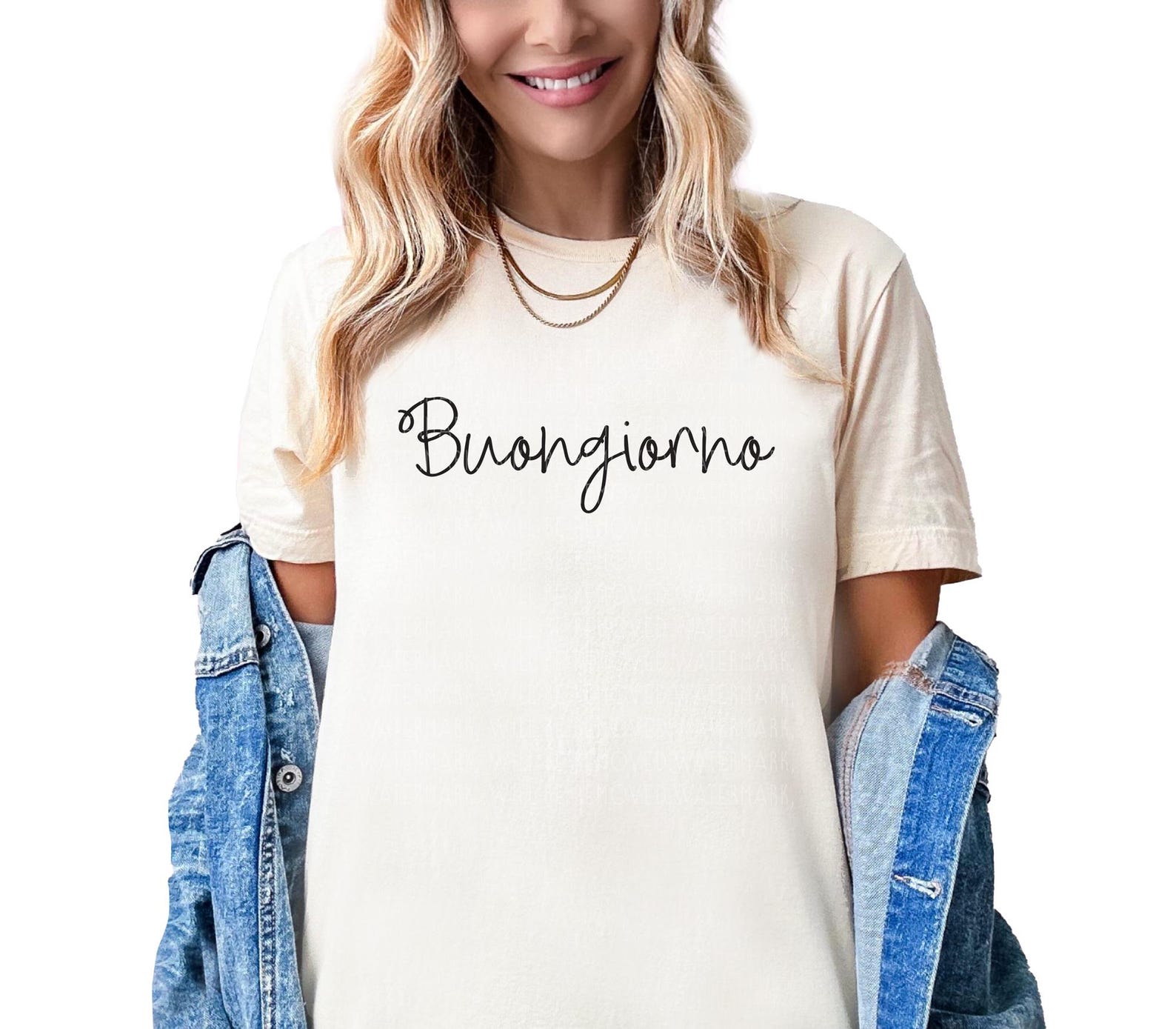 Buongiorno Shirt Good Morning Italy Travel T-shirt Italian Tee Ciao Bella Italian Shirt Women T-shirt Italy Souvenir Gift For Her S