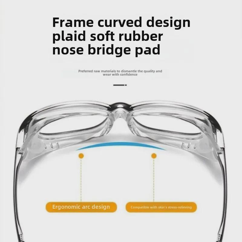 Anti-Blue Light & Anti-Radiation Surgery Glasses for Dry Eye & Myopia with Double Eyelid Support