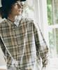 Cb Nerd Brushed Fleece Check Shirt (Beige Mix Check)