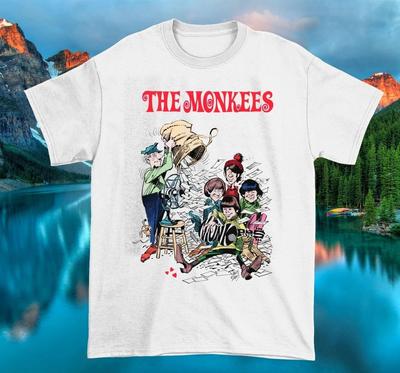New Hot The Monkees Band Christmas Party White Gift Xmas S To 5XL Shirt TU470 Unisex T-Shirt