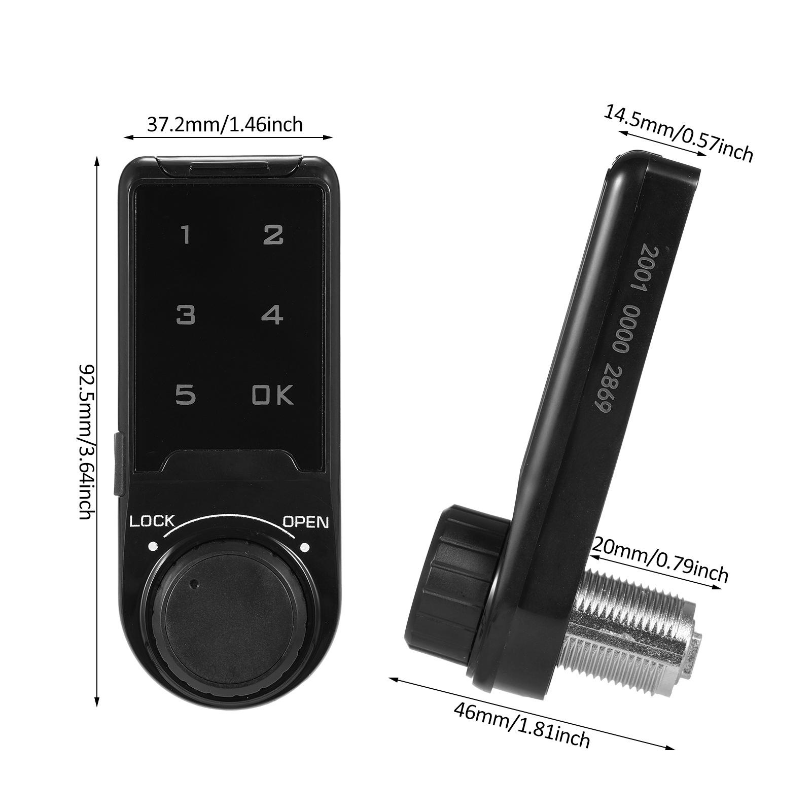 T9 Intelligent Combination Lock Plastic Panel Combination Lock Drawer Combination Lock Locker Lock Locker Lock