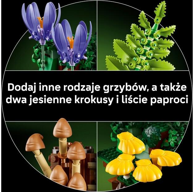 Конструктор LEGO Botanicals 11505 Лесные грибы