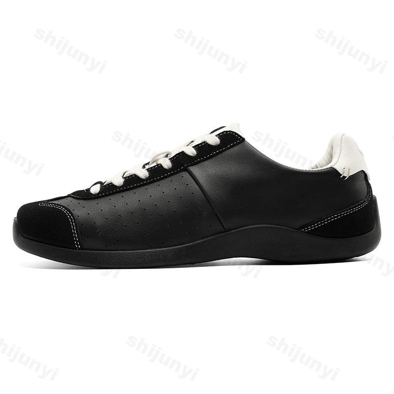Fashion Niche Design Ballet Style Soft Soled Men's Low Top Casual Shoes 2025 Autumn New Color Block Retro Comfortable Versatile sneakers