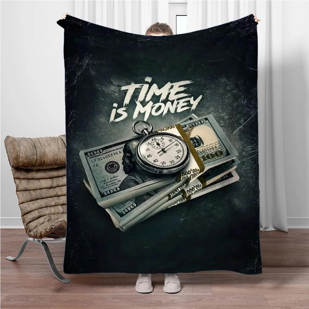 1pc Inspirational Success Lion Classic Blanket Fluffy Children and Adults Sofa Plush Bedspread Throw Lunch Blanket for Sofa Bed