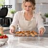 High Temperature Resistant Racks Stackable Air Fryer Rack, 304 Stainless Steel Multi-Layer Grill Stand with Fine Home Kitchen Essentials