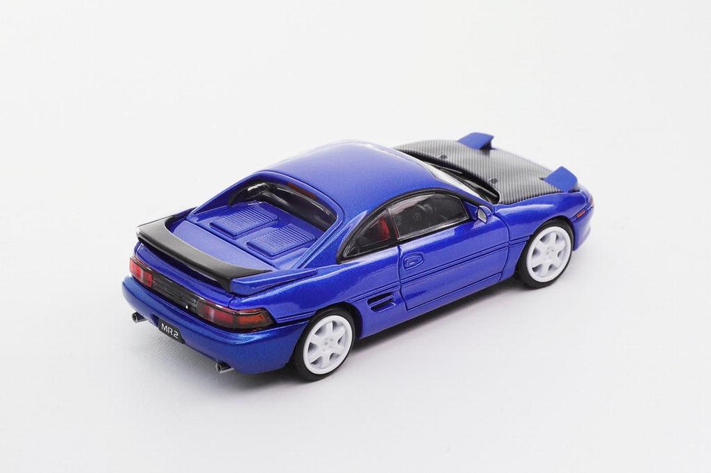 Diecast Team DIECASTTEAM Toyota MR2 W20 Blue Finished Model 1/64 (RHD) LL-003-7