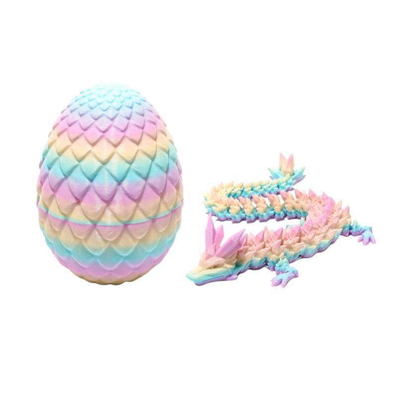 3d Printing Dragon Egg Set With Crystal Dragon For Creative Collectors And Kids