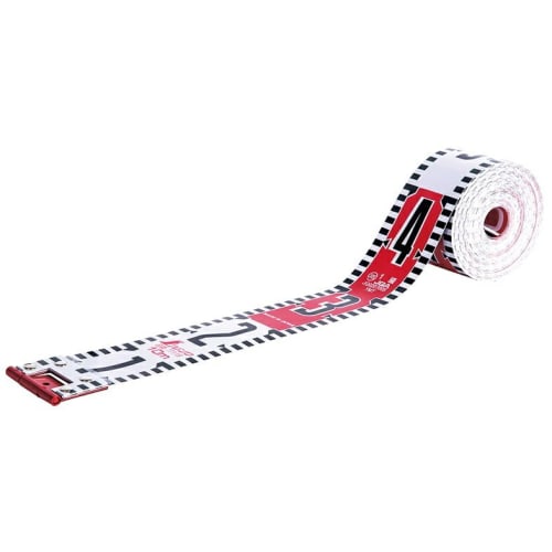 Shinwa Sokutei Rod Tape, Glass Fiber, 10m x 60mm Wide, JIS Clear Pack, 77234