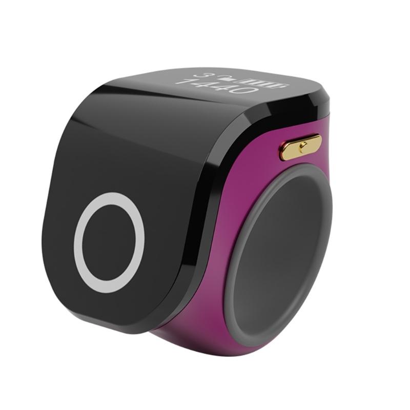 

Portable Electronic Rings Counter with USB C Charging Interfaces Clear OLED Digital Screen Tally Counter Build-in Battery