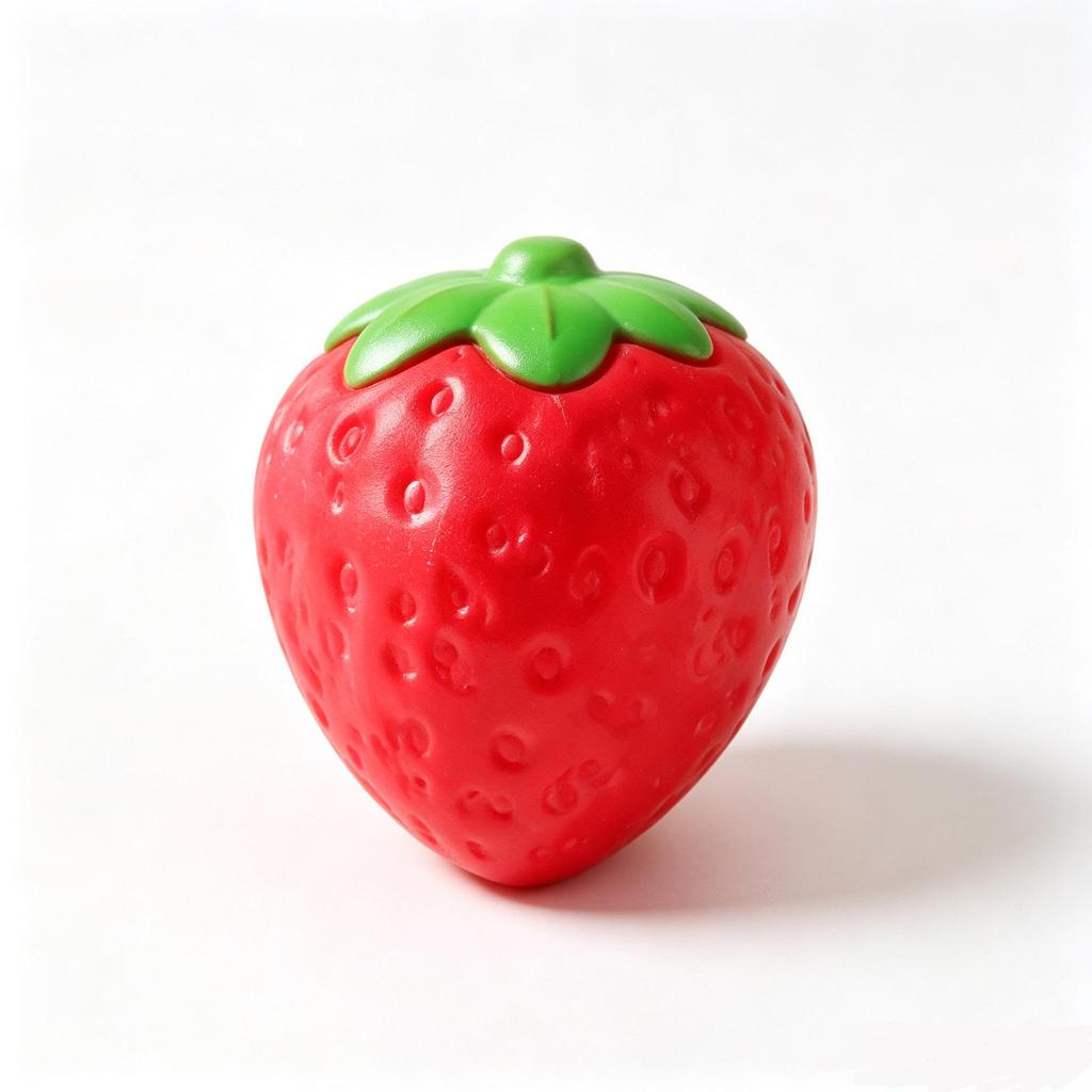 Slow Rebound PU Strawberry Stress Relief Squeeze Toy – Soft Touch, Venting Ball