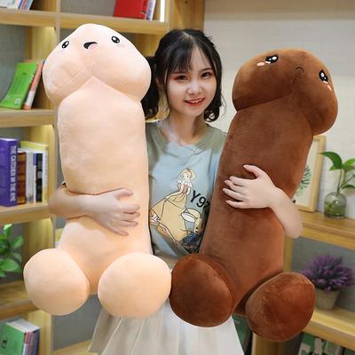 Nowy 1 szt. Gigantyczna długa poduszka Realistyczny penis Pluszowa zabawka Wypchany penis Sztuczka Lalka Realistyczny penis Pluszowa poduszka Seksowna zabawka Prezent dla kochanków