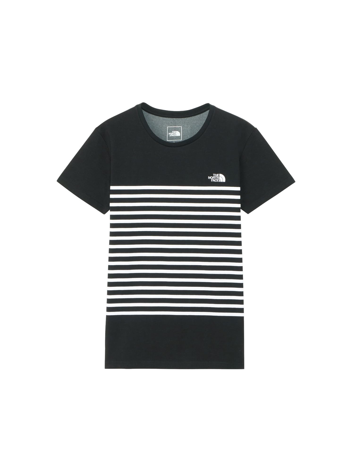 

North Panel Border Tee Black S [The Face] S/S