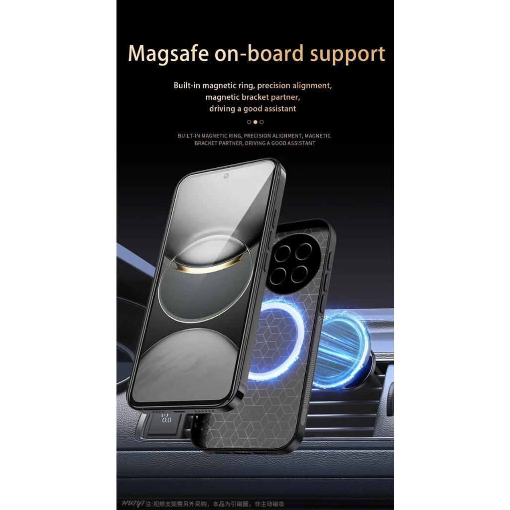 Case for Tecno Spark 30 Pro 4G Leather Car Magnetic Holder Wireless Charging Silicone Hard Phone Cover TecnoSpark30Pro KL7 Shell