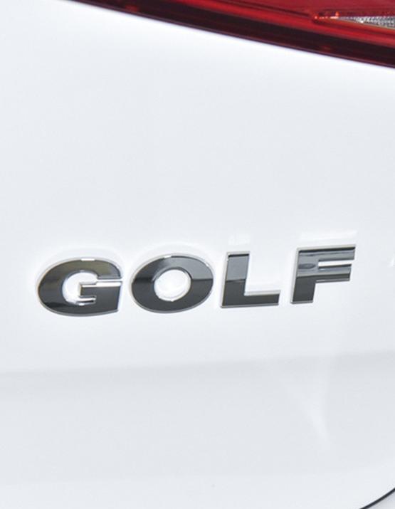 BSJ1 For VOLKSWAGEN VW GTI 1pcs 3D ABS for GOLF Car Letter Rear Trunk Bumper Emblem Sticker Badge Decal styling auto Accessories in2