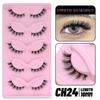 Cat Eye Lashes Faux Mink Eyelashes Natural Long Winged End Eye Elongated Eyelashes Faux Cils Eyelashes Extension