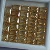 51 Pcs Lot Natural Peach Sapphire Emerald Cut 7x5mm Certified Loose Gemstones