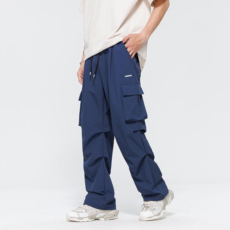 Pantaloni da Trekking Leggeri da Uomo Pantaloni da Lavoro Tattici ad Asciugatura Rapida da Esterno Pantaloni da Allenamento Cargo Pantaloni da Ginnastica Pantaloni Tattici con Coulisse con Tasche Multiple