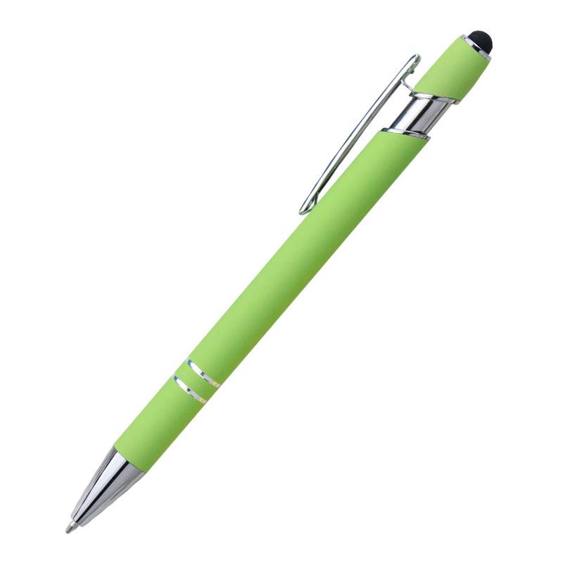 Multicolor Touchscreen Magic Pen with Spray Paint Aluminum Barrel and Logo Printing