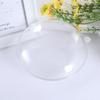 Packing Fillable Photo Props Christmas Disc Balls Christmas Ornaments Clear Flat Ball Home Decor