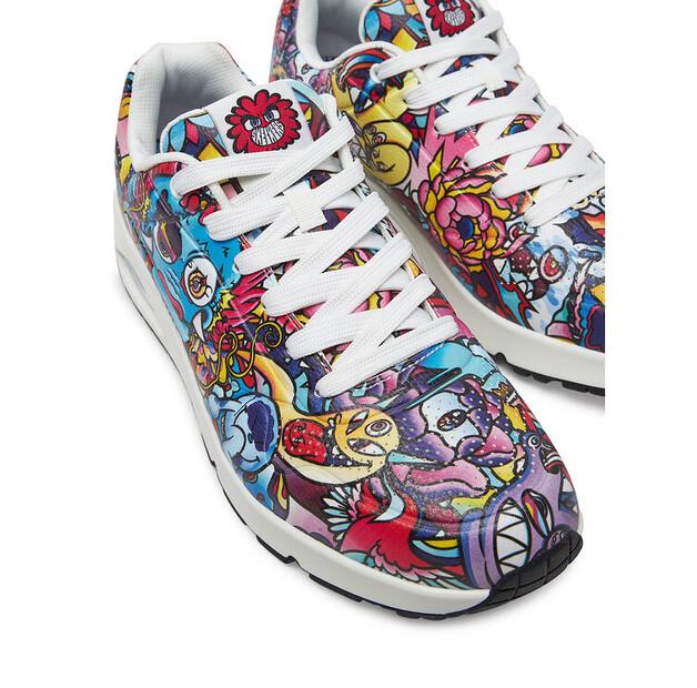 Мужские кроссовки Skechers Uno - color doodle 183500, mlt kolorowy