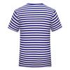 Unisex gestreiftes Hemd Gestreiftes Karnevalskostüm T-Shirt Gestreiftes Hemd Baumwolle Kurzarm Gestreiftes Hemd Herren Damen Kostüm Seemannskostüm Rundhals