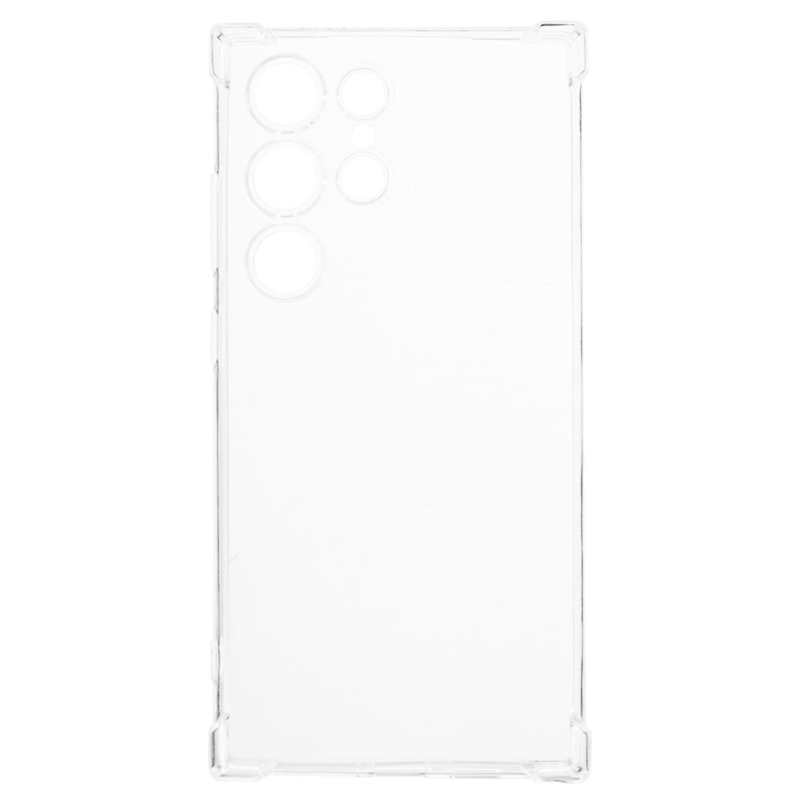 

For Samsung Galaxy S24 Ultra Case Clear TPU Cover with Reinforced Four Corner A