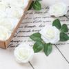 25pcs 8cm PE Foam Artificial Rose Flowers Fake Flower Wedding Decor DIY Scrapbooking Craft Home Decoration