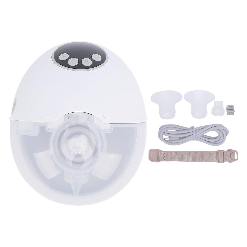 Pompă de alăptare portabilă, 4 moduri, 12 trepte, afișaj digital reglabil și reîncărcabil, zgomot redus