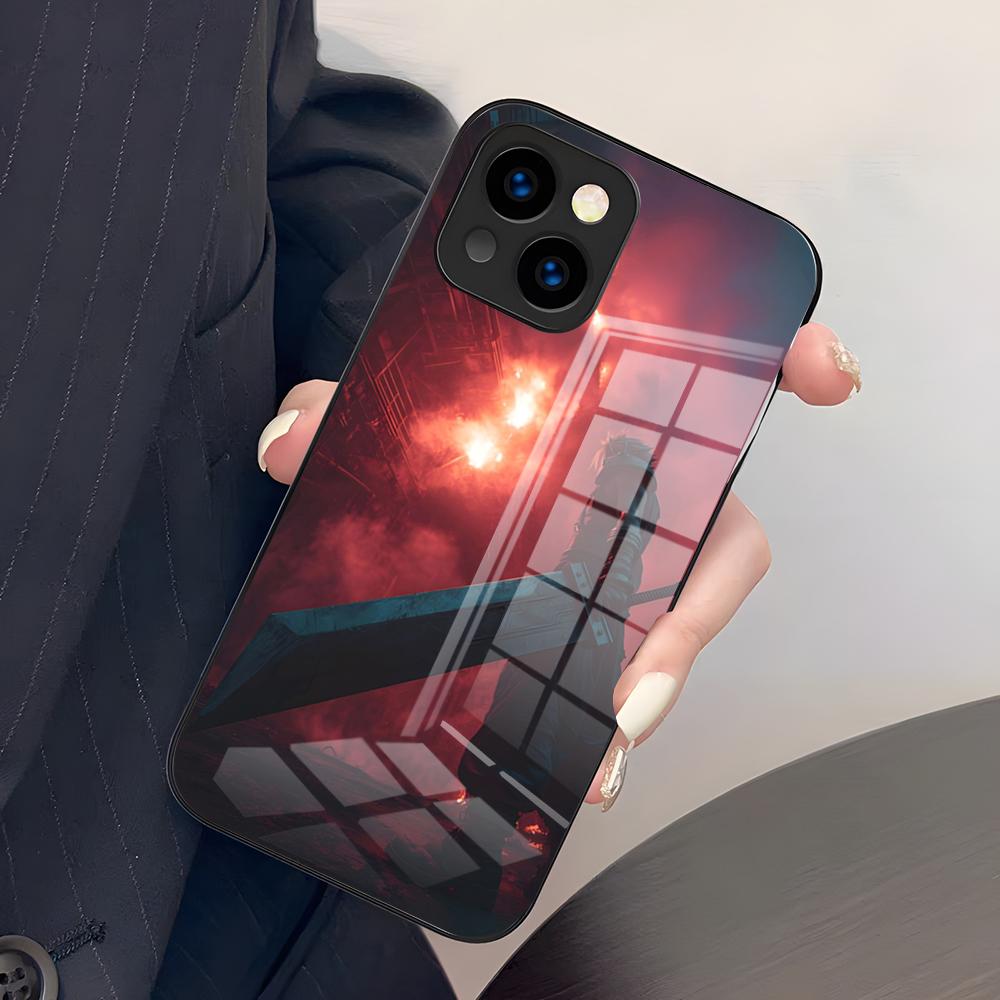 F-Final F-Fantasy Phone Case For IPhone 17 Pro Max 15 Pro 16 14 Plus 12 13 Mini 11 Pro Shockproof Glass Cover