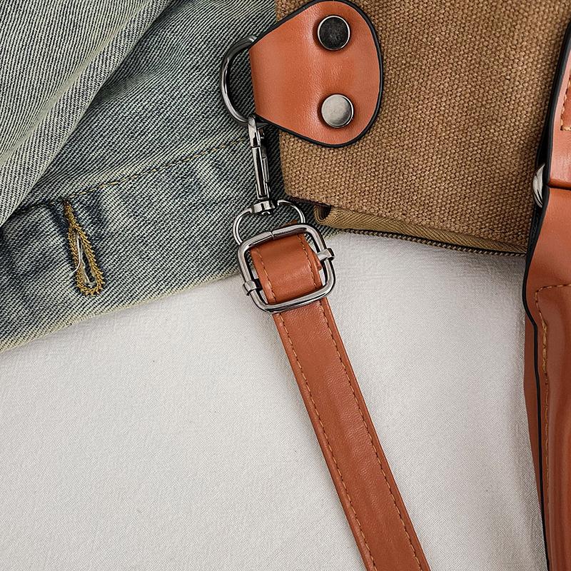 Cloth bag, large capacity bag, crossbody bag, women's zipper handbag, tote bag, shoulder bag, women's commuting bag