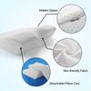 Cuscino in memory foam a lento rimbalzo, cuscino cervicale sagomato, anti russare, cuscini per chi dorme di lato, con federa lavabile per il dolore al collo