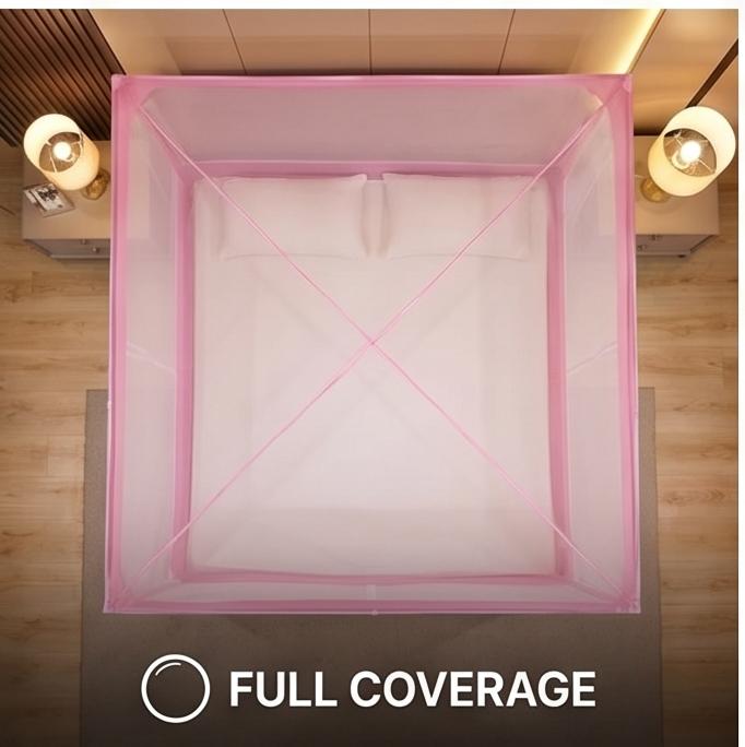 Nova Mosquiteira Yurt Completa Sem Instalação Anti-Queda com Base Completa para Camas de 120/150/180/200cm, Segura para Crianças e Bebês, Uso em Quarto de Casa