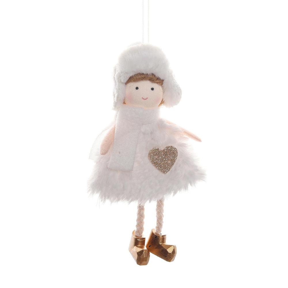 New Christmas Supplies Christmas Feather Angel Christmas Tree Decoration Pendant Small Pendant Christmas