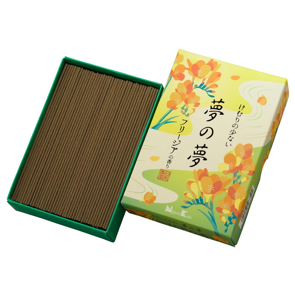 Nippon Kodo Yume no Yume Freesienduft, große Rosenpackung, 220 g