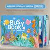Magnetic Sticker Busy Book For Baby Enlightenment Book Montessori Toy Activity Books For Toddlers