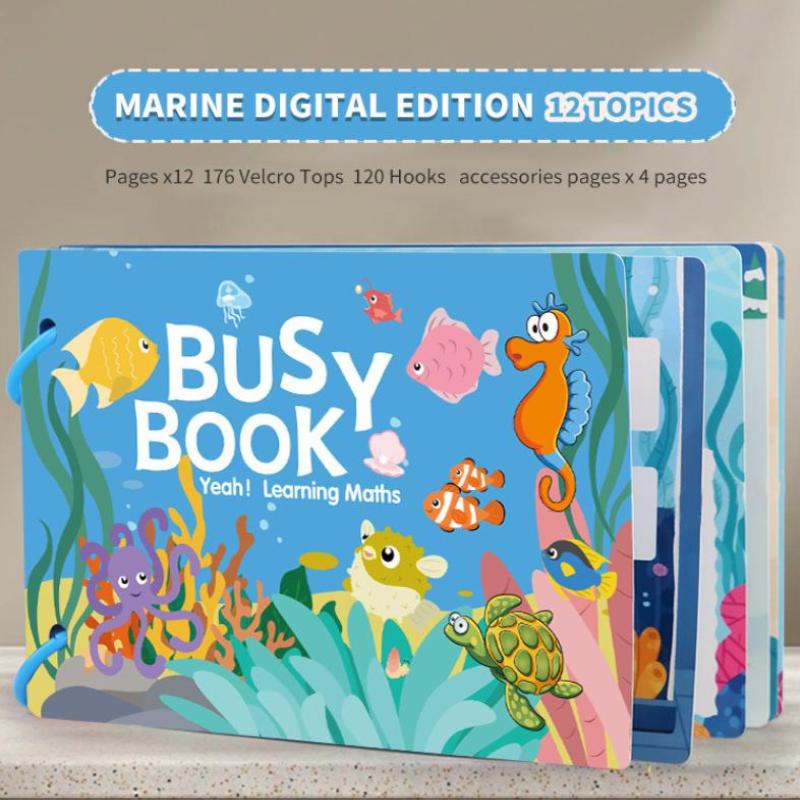Magnetic Sticker Busy Book For Baby Enlightenment Book Montessori Toy Activity Books For Toddlers