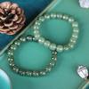 Hetian Jade Bracelet Transfer Beads Natural Lake Green Sapphire Old Bead Bucket Beads Beaded Bracelet Accessories