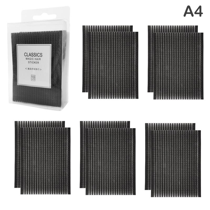 

10 шт. Переднє волосся Бахрома Стабілізатор Макіяж Наклейка Pad Patch Pastel Clip Bangs Magic Tape Fringe Girls Gifts