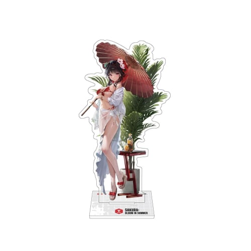 

Algernon Products Goddess of Victory: NIKKE Acrylic Stand Sakura: Bloom in Summer Approx. W41-77 x H128mm or less Acrylic
