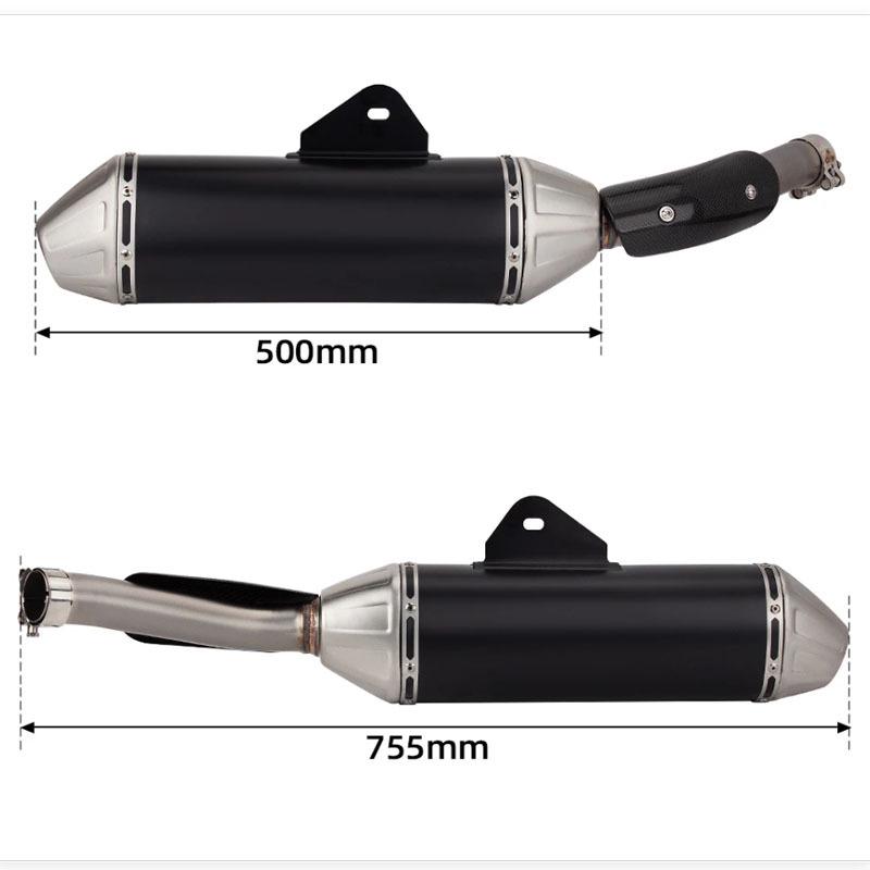 Yamaha Tenere 700 T700 Stainless Steel Exhaust Pipe with Heat Shield